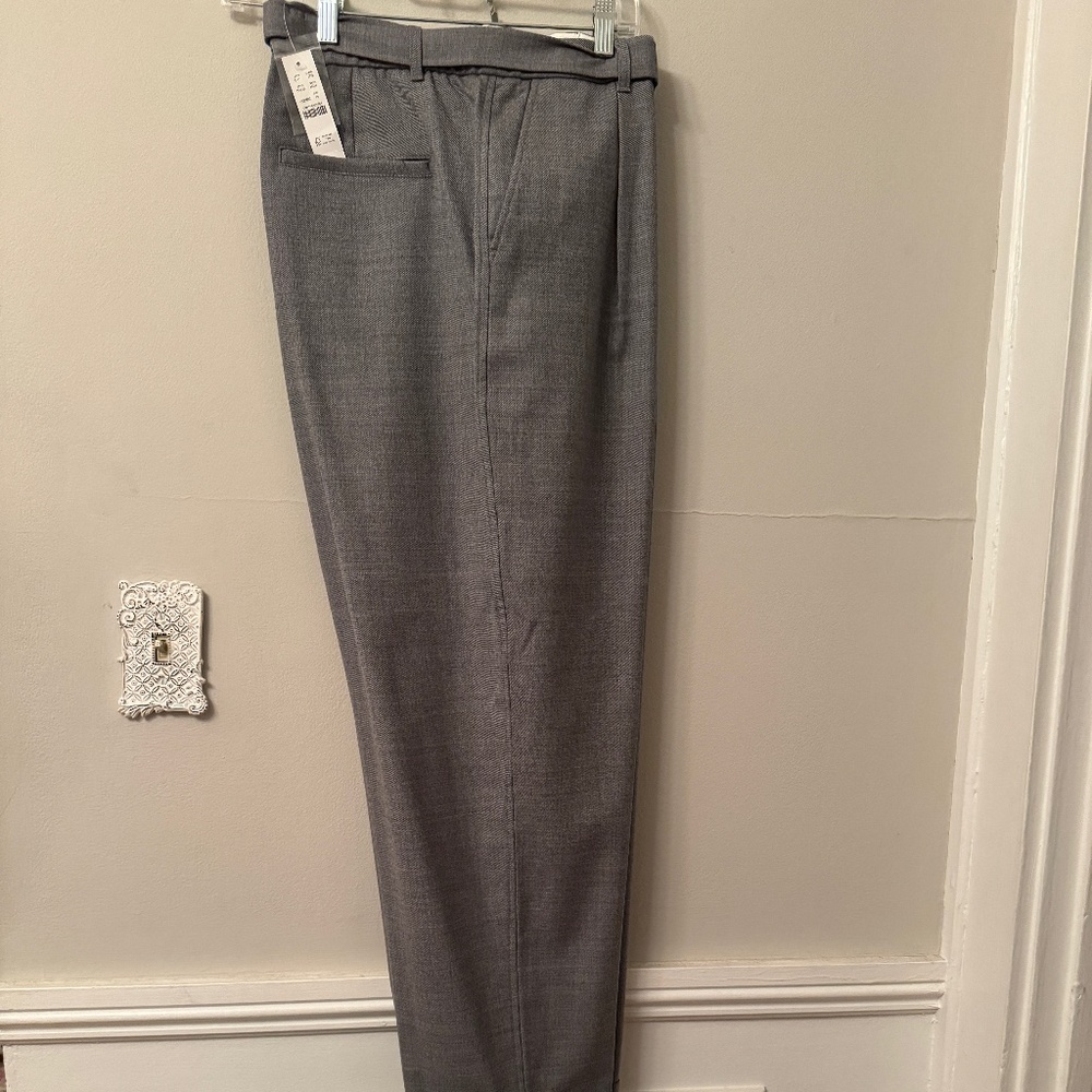 J. Crew D. Ring Flannel Pants NWT/Sz. 14 Heather Gray
